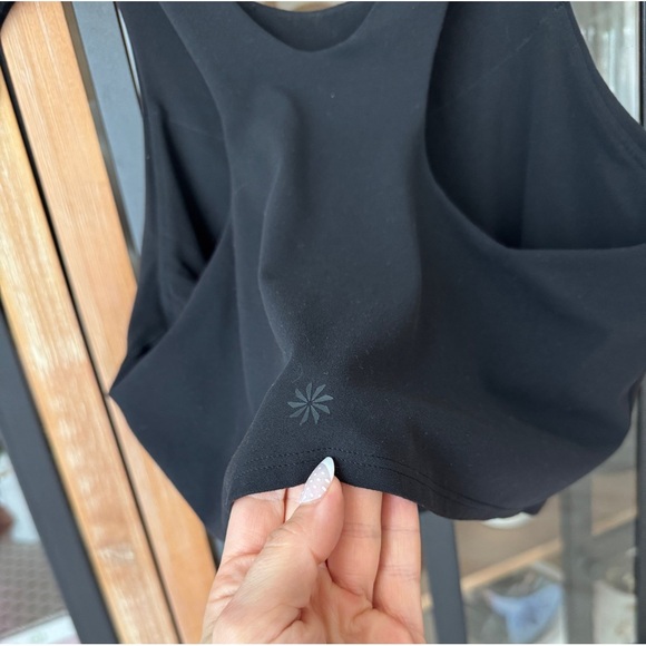 Athleta Purpose Cropped Sports Bra Tank Top racerback seamless soft workout - Picture 4 of 5